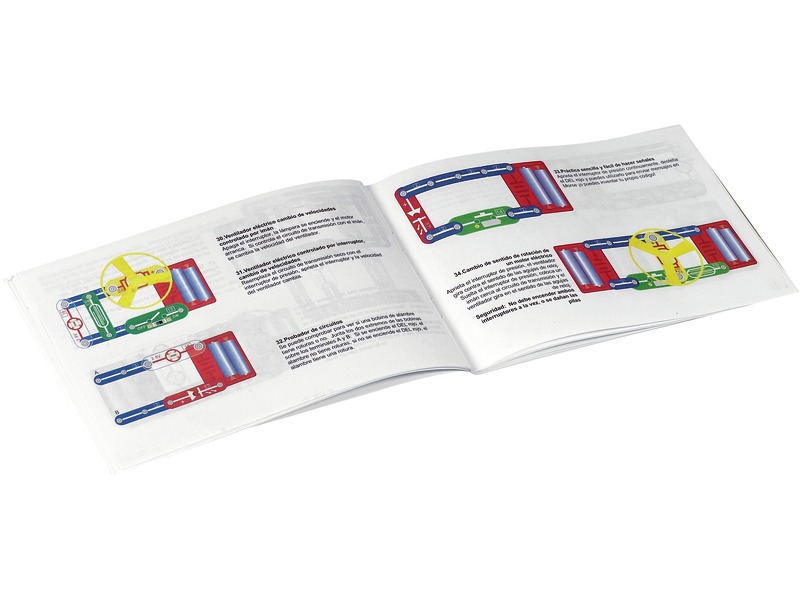 Experimentierset Stromkreis mit ca. 25 Teilen für 88 Experimente, ab 8 Jahren