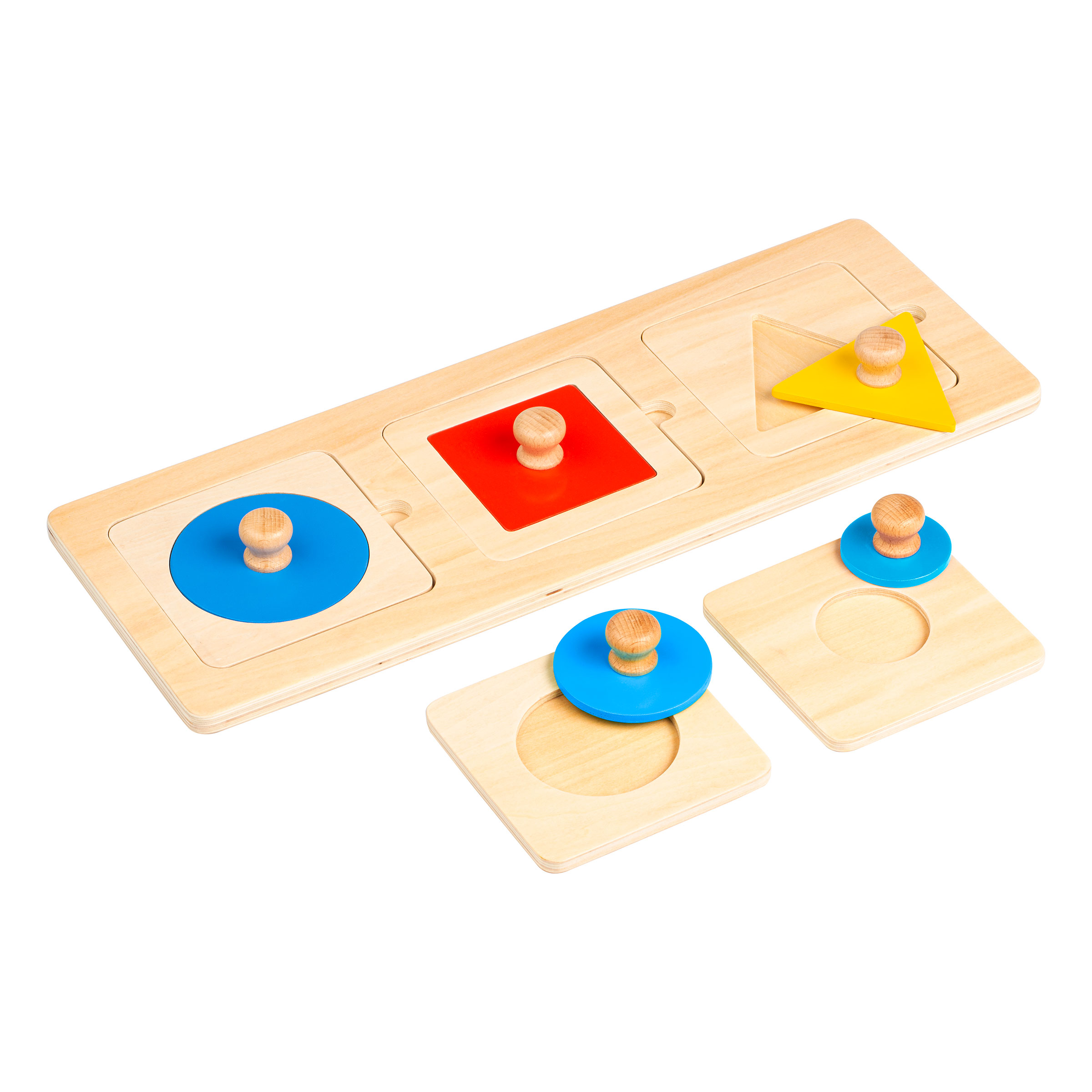 Puzzle die Form – Formenpuzzle aus Holz für Kleinkinder