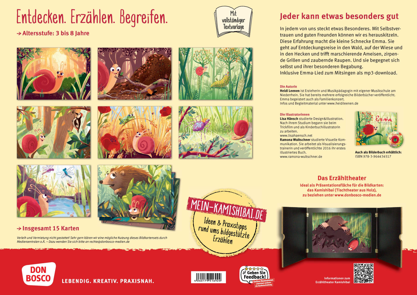 Kamishibai Bildkartenset - Emma - Ohne dich wär' die Welt nur halb so schön!, 3-8 Jahre