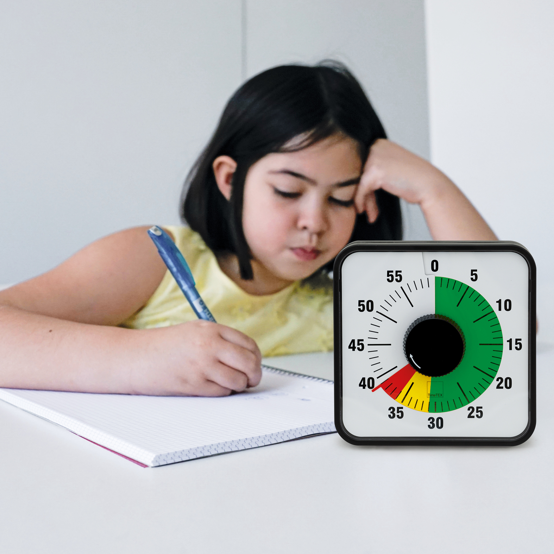 Zeitdauer-Uhr mit Ampelscheibe, magnetisch, 60 Minuten, ohne Batterie, ab 3 Jahre