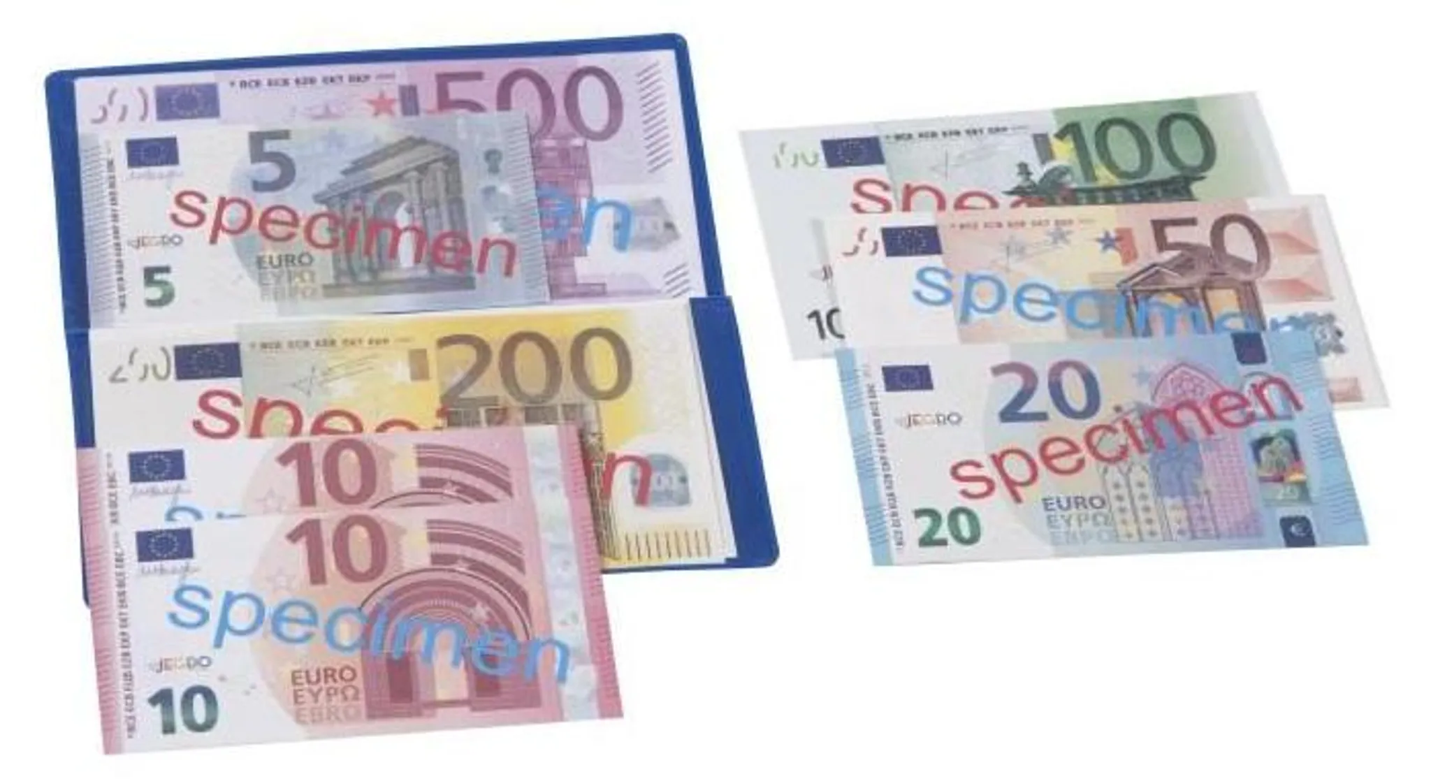 Euro-Spielgeld Scheine, verschiedene Werte