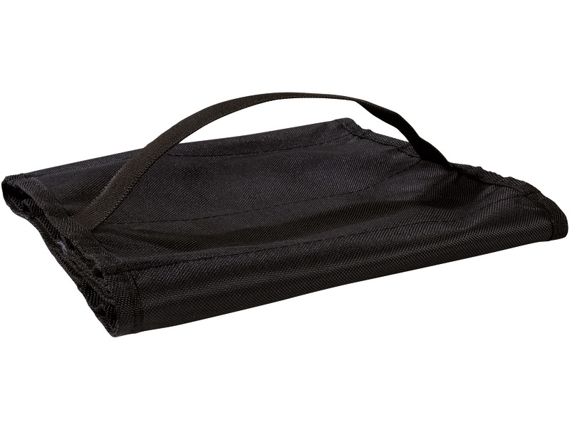 Tasche für Klangröhren zur Aufbewahrung und zum Transport, Stoff, schwarz