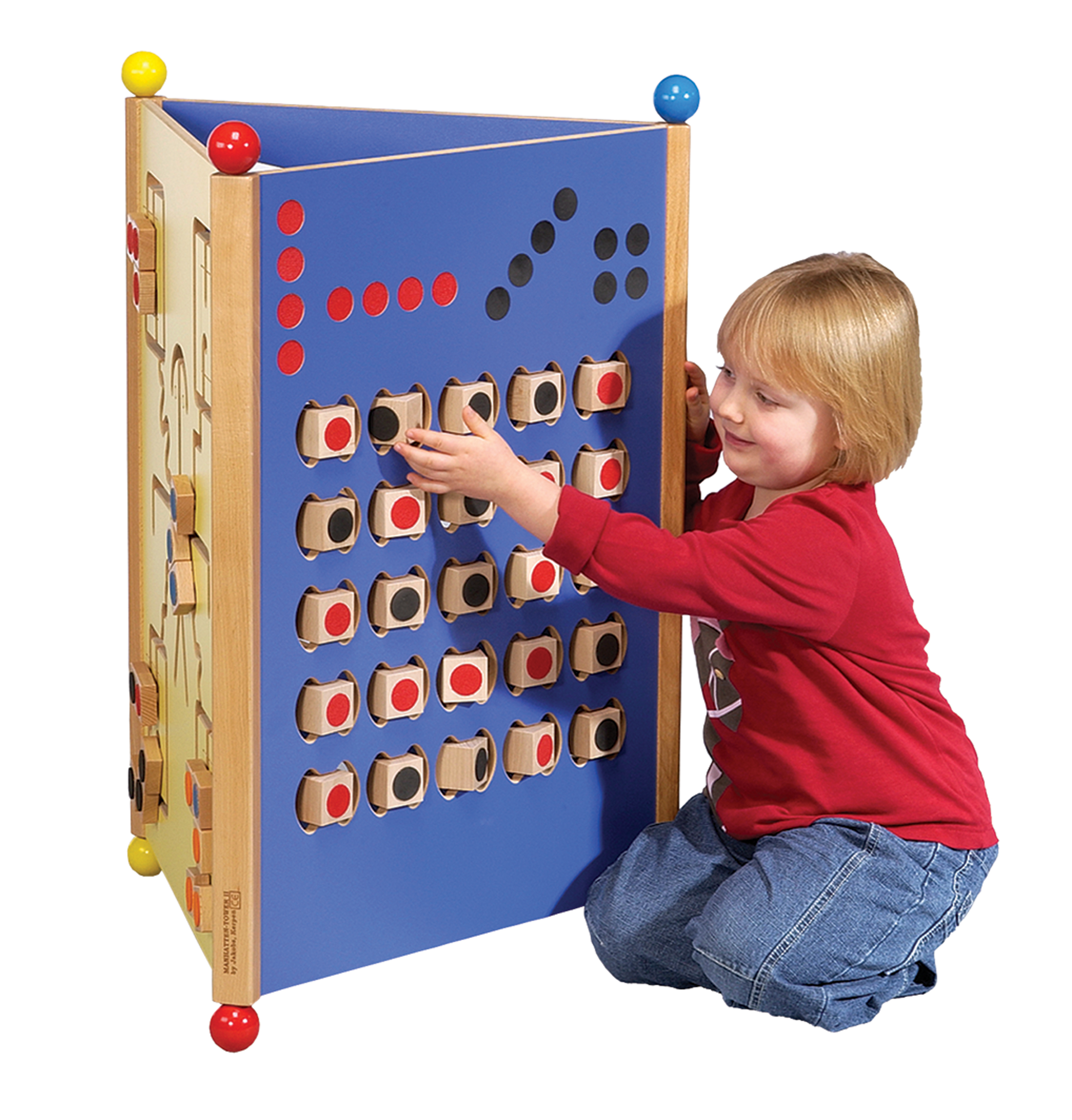 Spielsystem Manhattan Tower, MDF, bunt, 3 Spiele