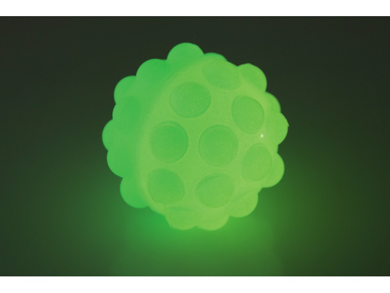 Fidget Pop-it Ball nachtleuchtend aus Silikon, ab 3 Jahren