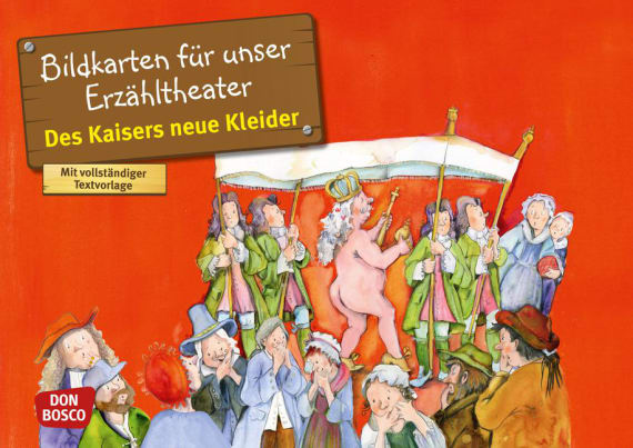 Kamishibai Bildkartenset - Des Kaisers neue Kleider, 4-10 Jahre