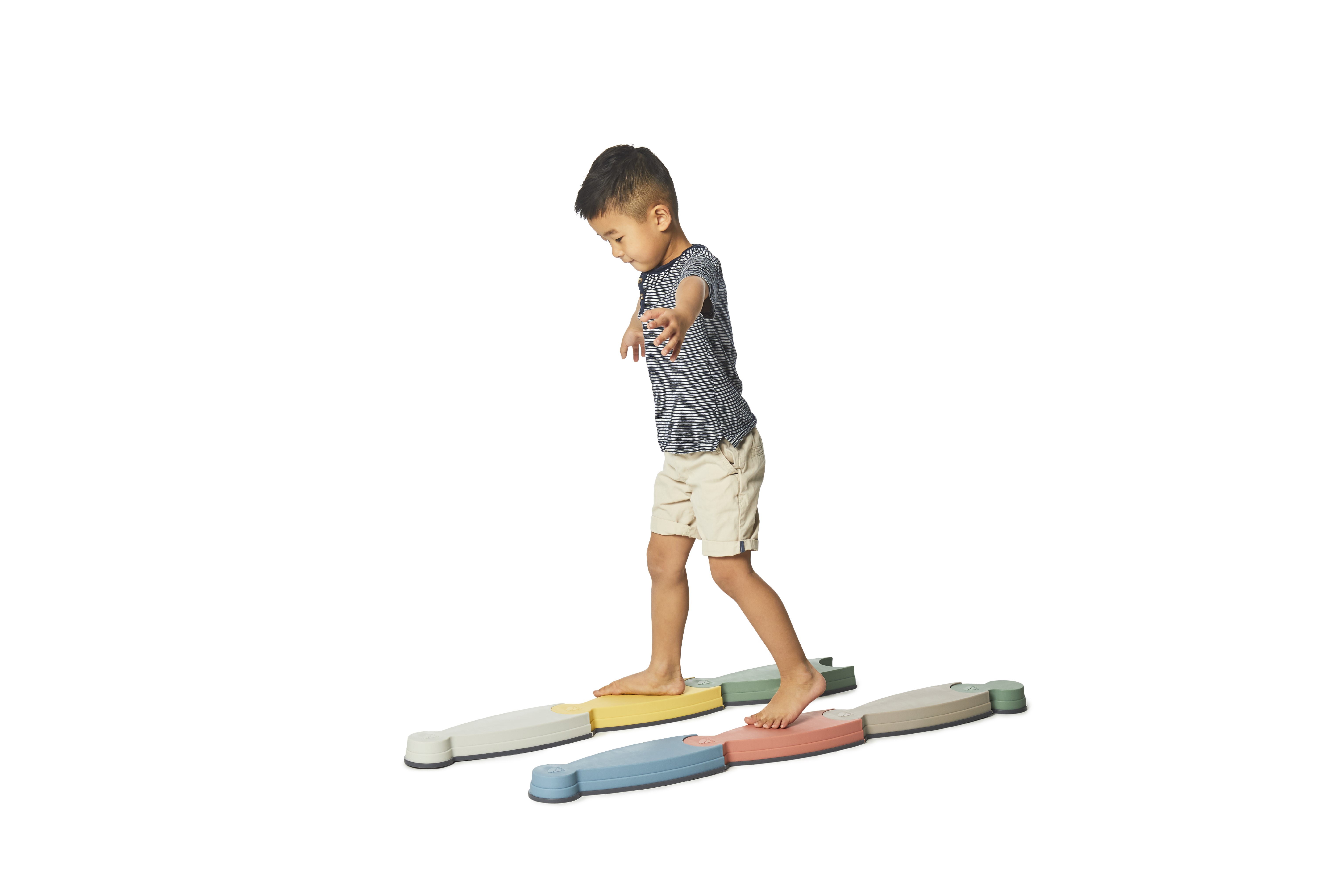 Balancierpfad, Gonge Der Fluss Nordic, 6er Set, Pastell, ab 2 Jahre