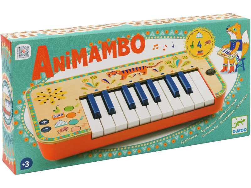 Kinder-Synthesizer mit Notenheft und Notenständer, ab 3 Jahren