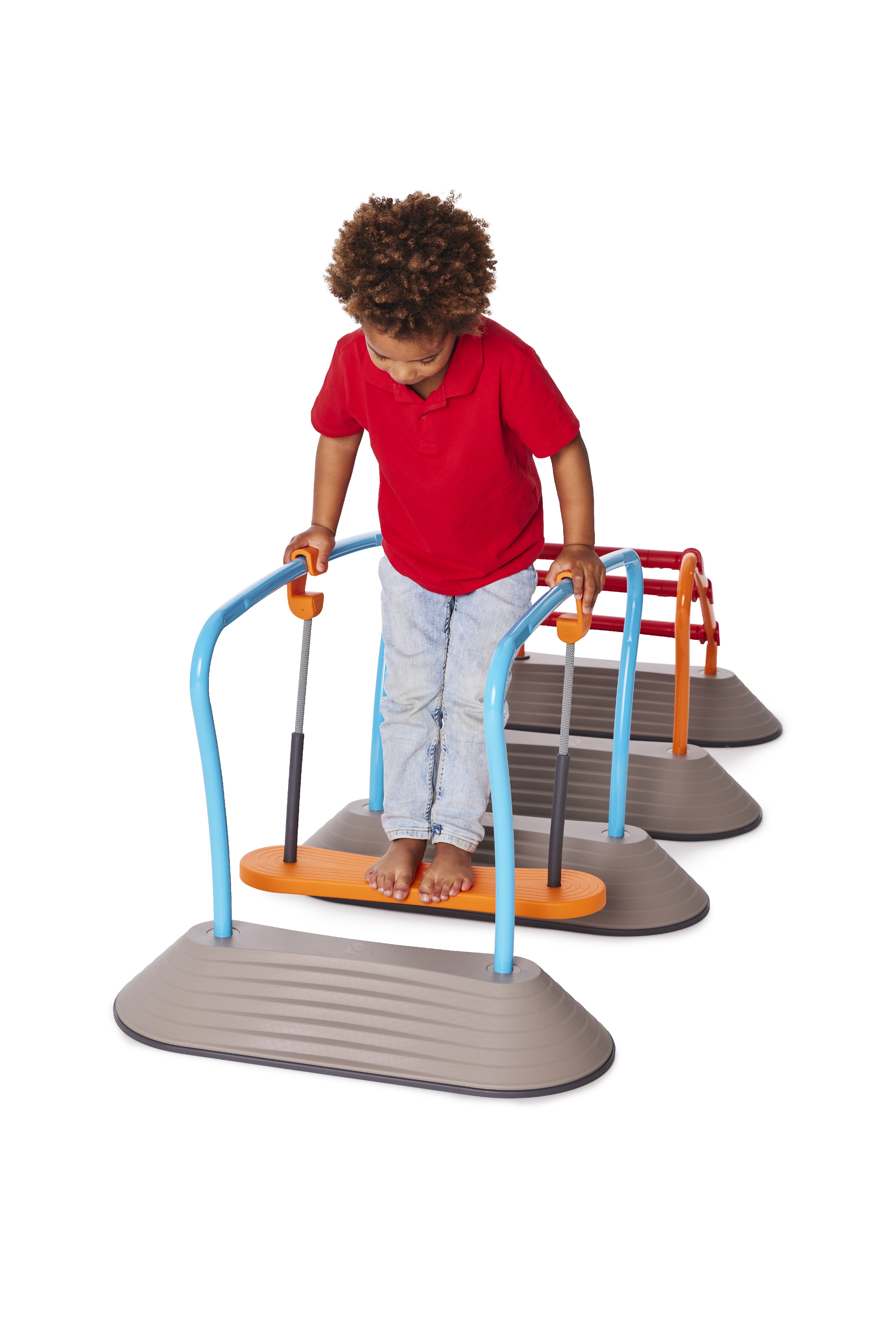 Balance- und Klettergerät, Gonge Mini Parkour Erweiterung, Hängebrücke, einzeln, für Kinder, 3-7 Jahre