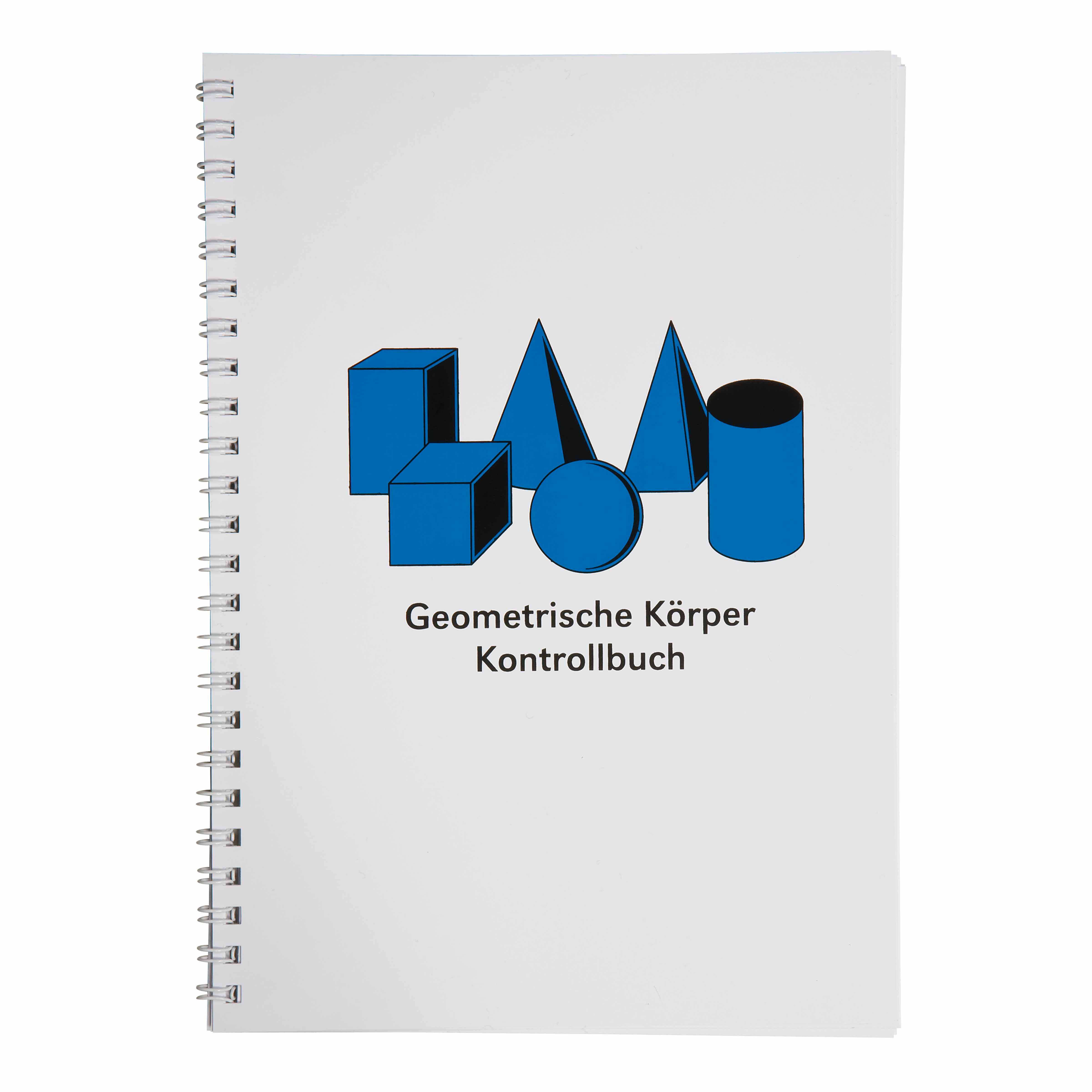 Kontrollbuch für die geometrischen Körper - Montessori Sinnesmaterial