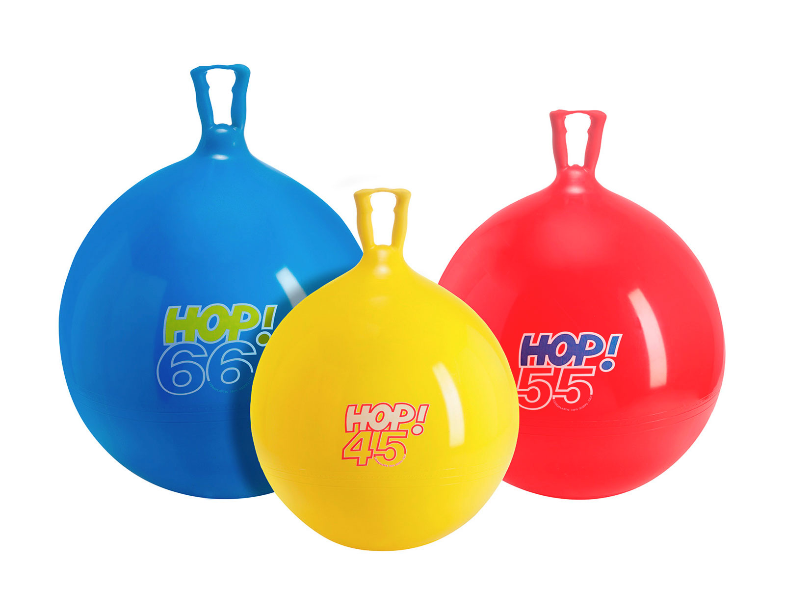 Hüpfball Gymnic Hop 45, Ø 45 cm, gelb