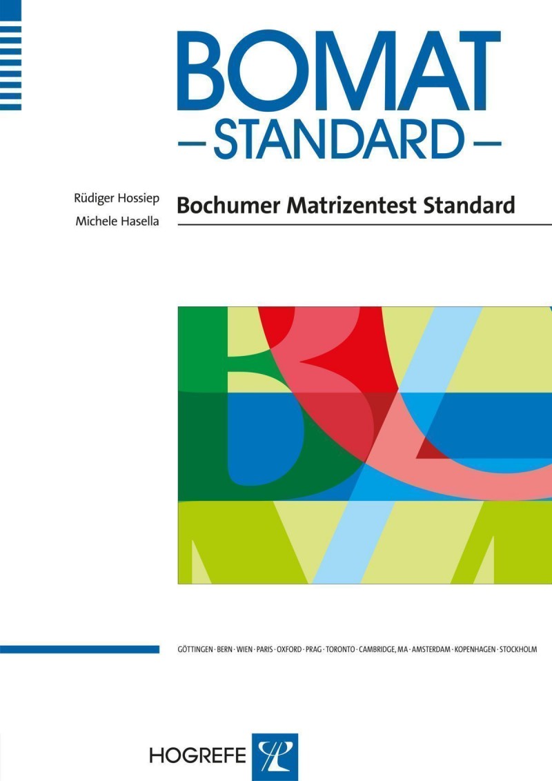 BOMAT - standard - Bochumer Matrizentest Standard, ab 14 Jahre