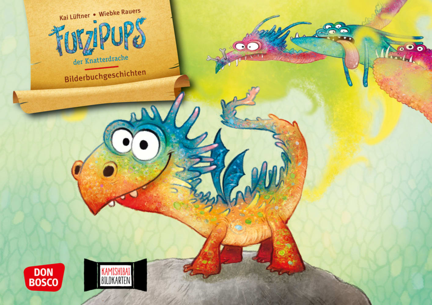 Kamishibai Bildkartenset - Furzipups, der Knatterdrache, 3-6 Jahre