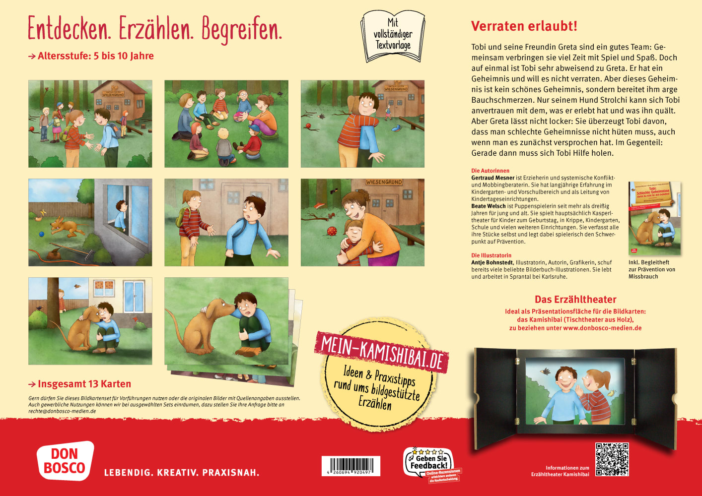 Tobi: Schlechte Geheimnisse darfst du nicht für dich behalten! Kamishibai Bildkartenset, 5-10 Jahre