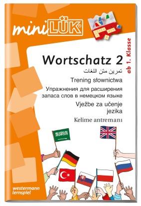 miniLÜK Mehrsprachiges Wortschatztraining 2, Übungsheft, ab 1. Klasse