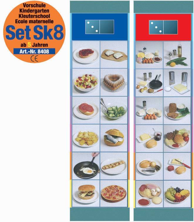 Lernkarten, Flocards Vorschule SK8, Ernährung, 24-teilig