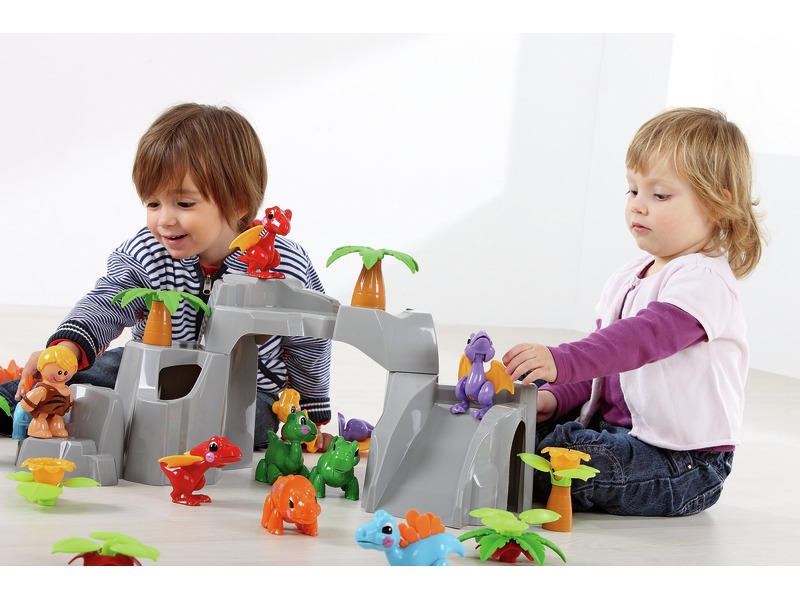 Spielfiguren Dinosaurier für Kleinkinder, 6 Figuren, ab 1 Jahr
