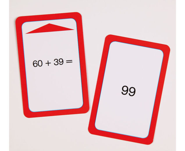 Addition-Spielkarten bis 100 ohne Zehnerübergang
