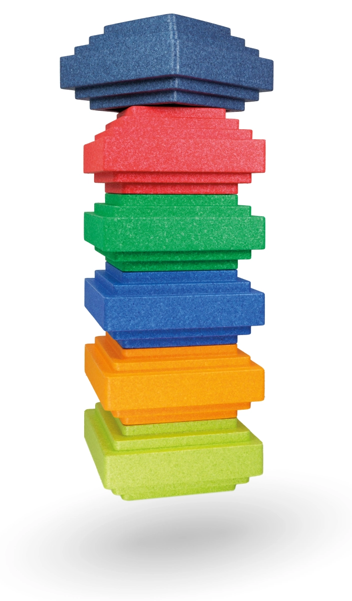 Bewegungsbausteine, MODO MultiBlock, 6-teilig, EPP-Schaumstoff, mehrfarbig
