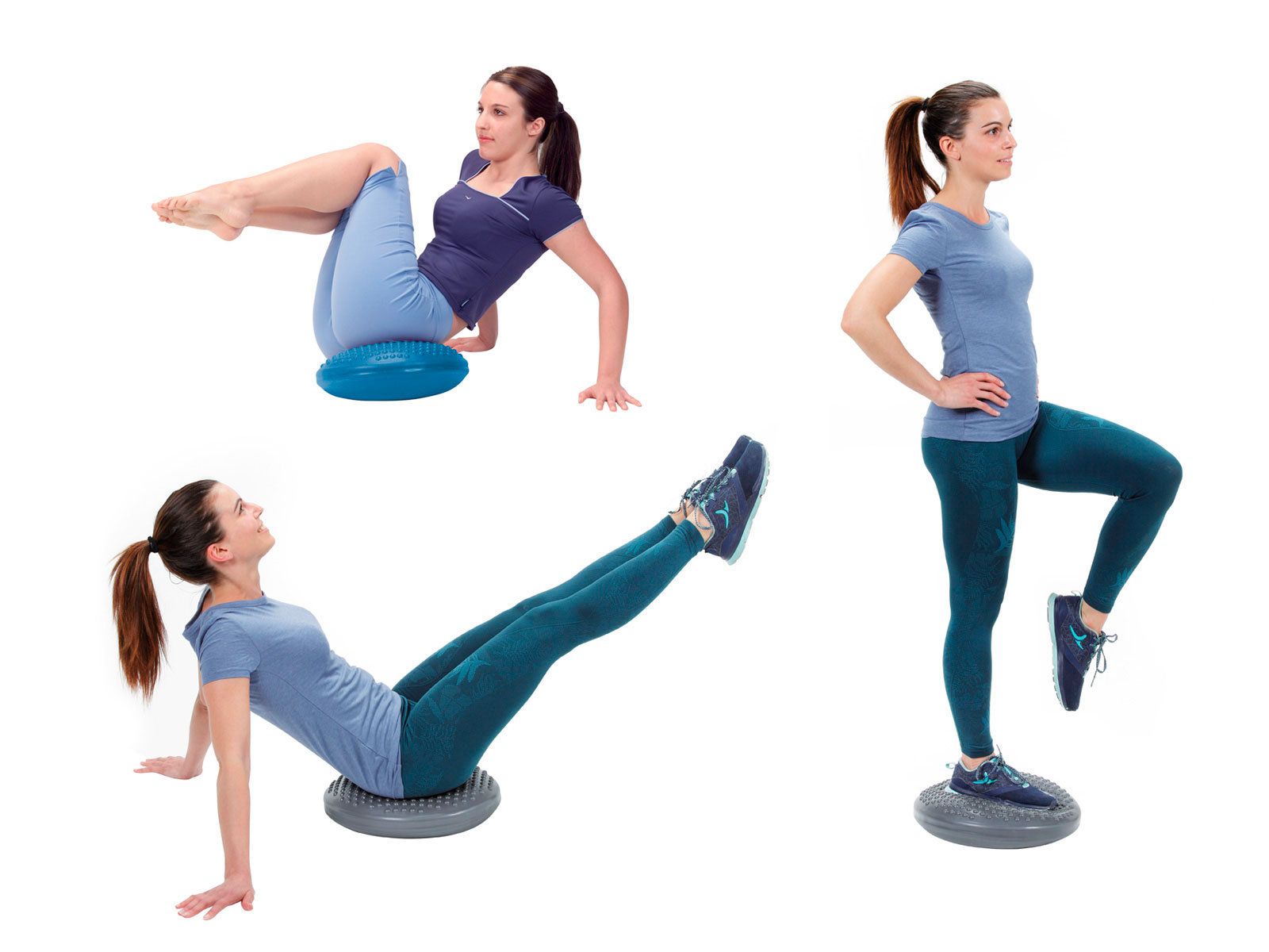 Sitzkissen Gymnic Disc'o'Sit, 39 cm, blau
