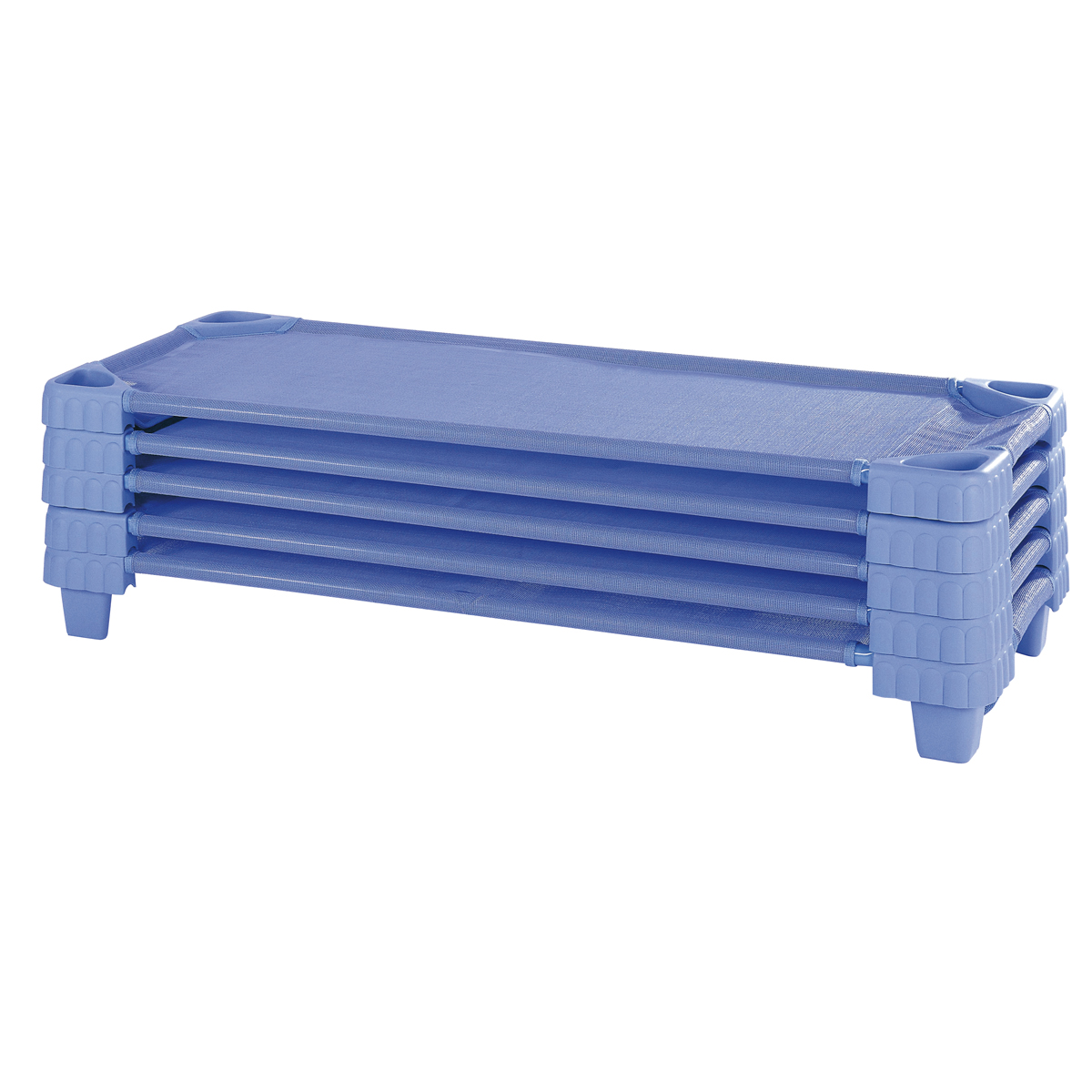 Kinderliege 130 x 54 cm, stapelbar, belastbar bis 50 kg, geeignet ab 1,5 Jahre