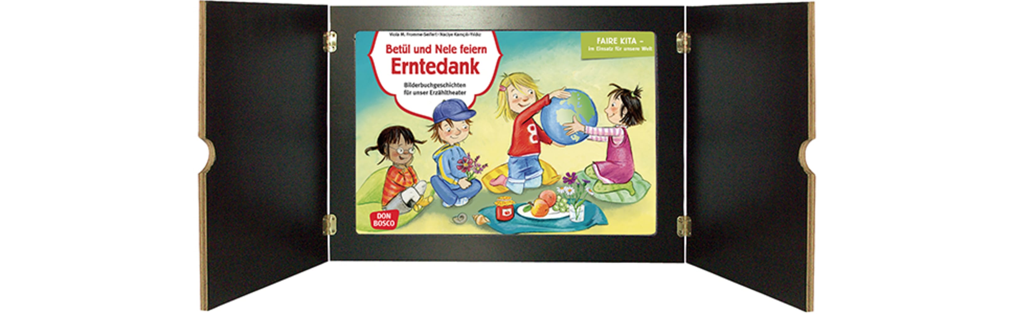 Kamishibai Bildkartenset - Betül und Nele feiern Erntedank, 4-7 Jahre