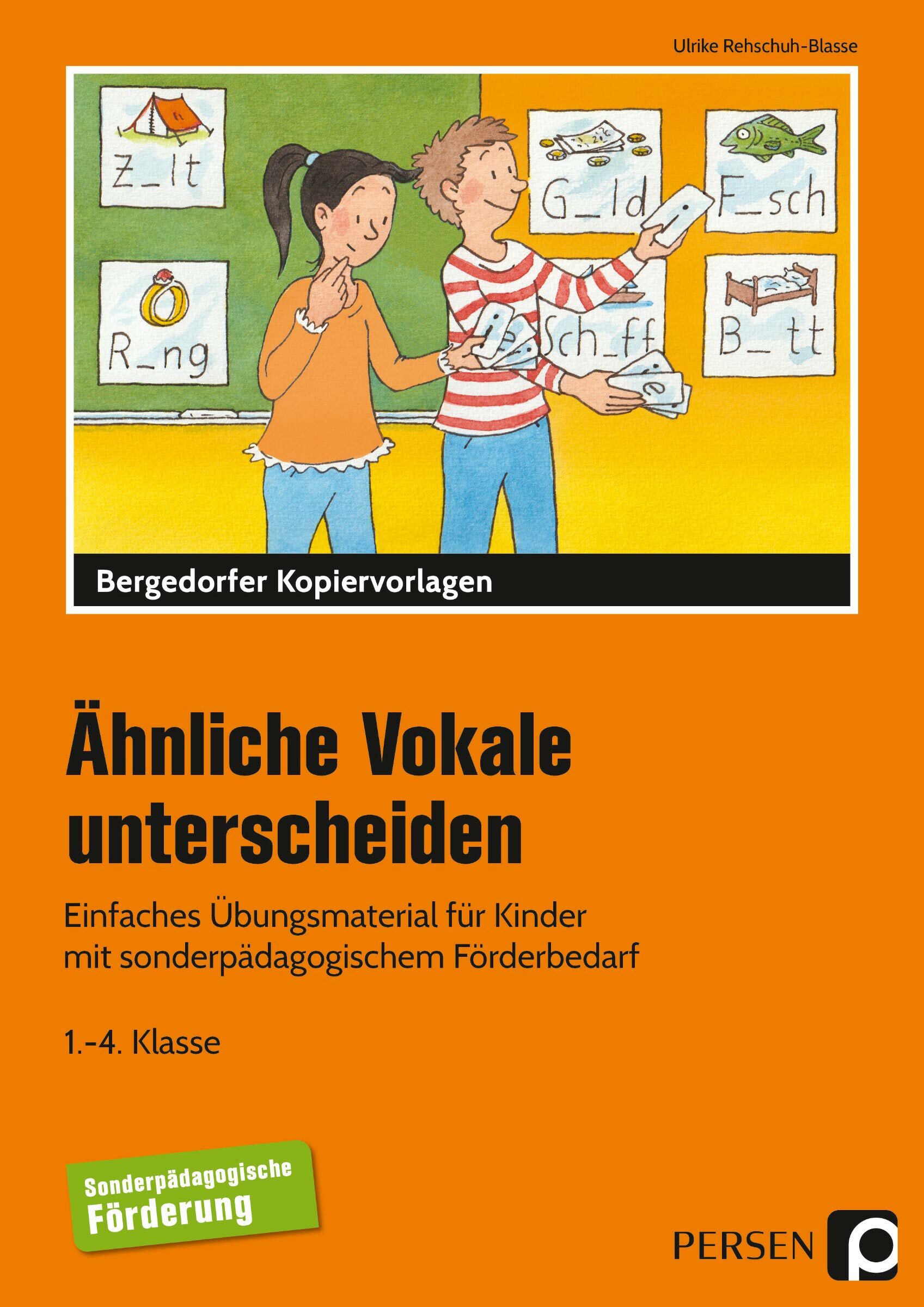 Ähnliche Vokale unterscheiden, Heft, Klasse 1-4