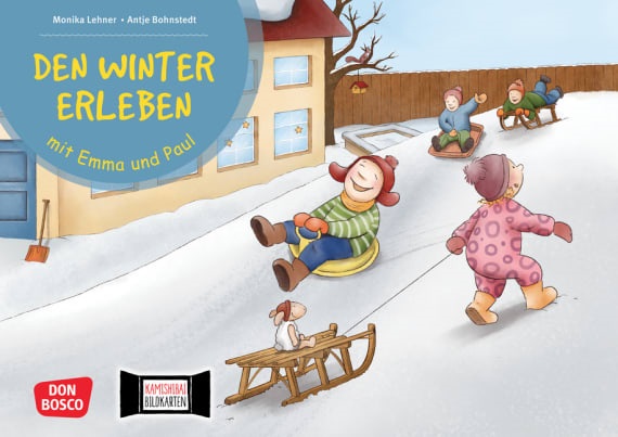 Den Winter erleben mit Emma und Paul. Kamishibai Bildkartenset, 1-5 Jahre