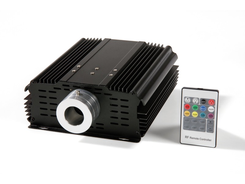 Lichtquelle für Lichtleitfasern, 45 W, mit Projektor und LED-Treiber