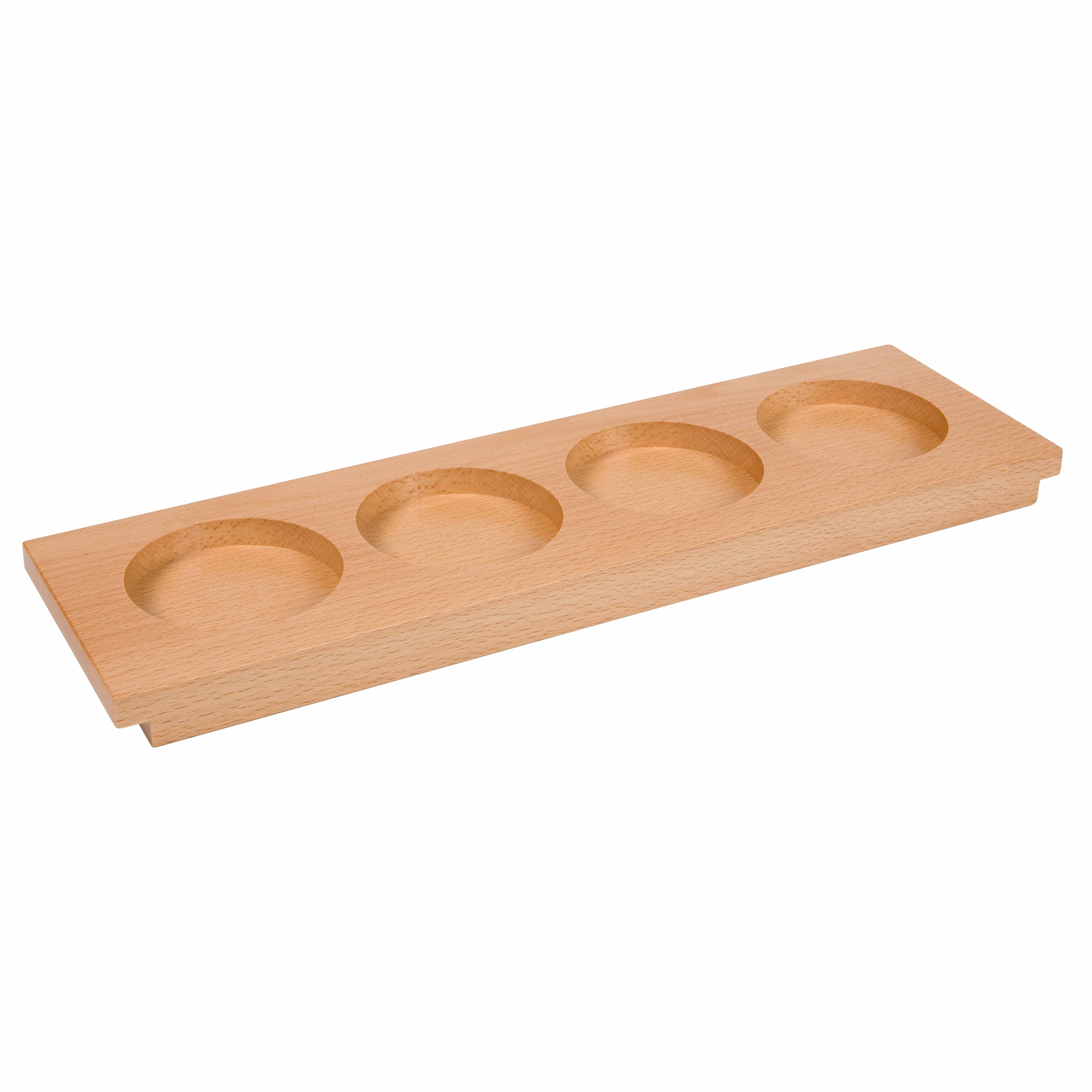 Ständer für die Kegel zum Bruchrechnen - Montessori Mathematik