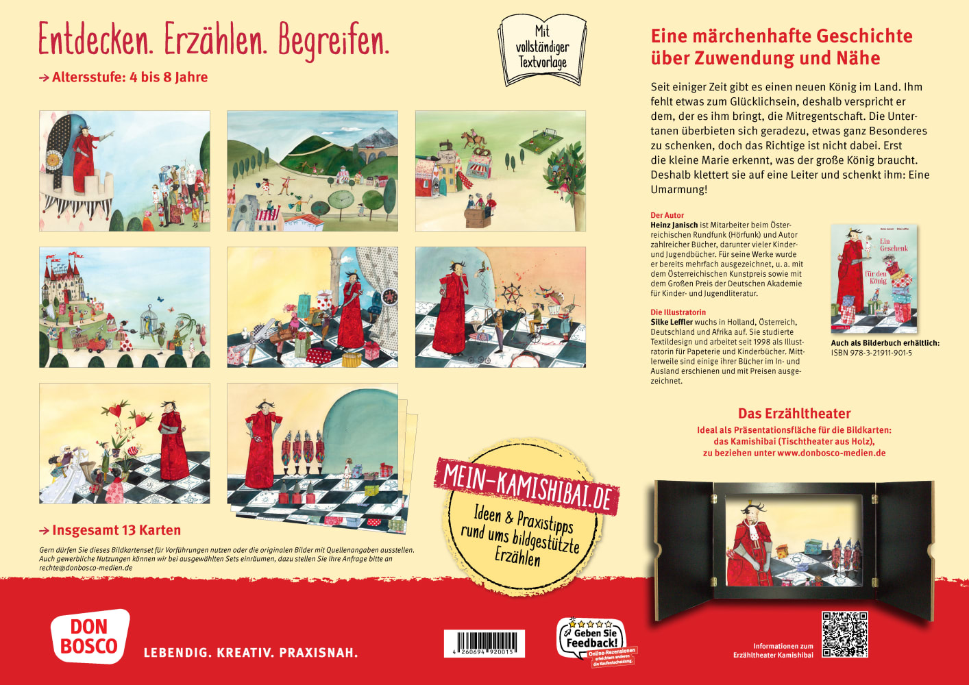 Ein Geschenk für den König. Kamishibai Bildkartenset, 4-8 Jahre