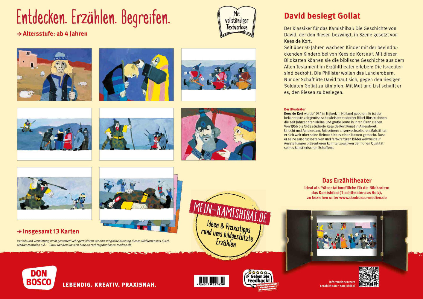 Kamishibai Bildkartenset - David wird König, ab 4 Jahre