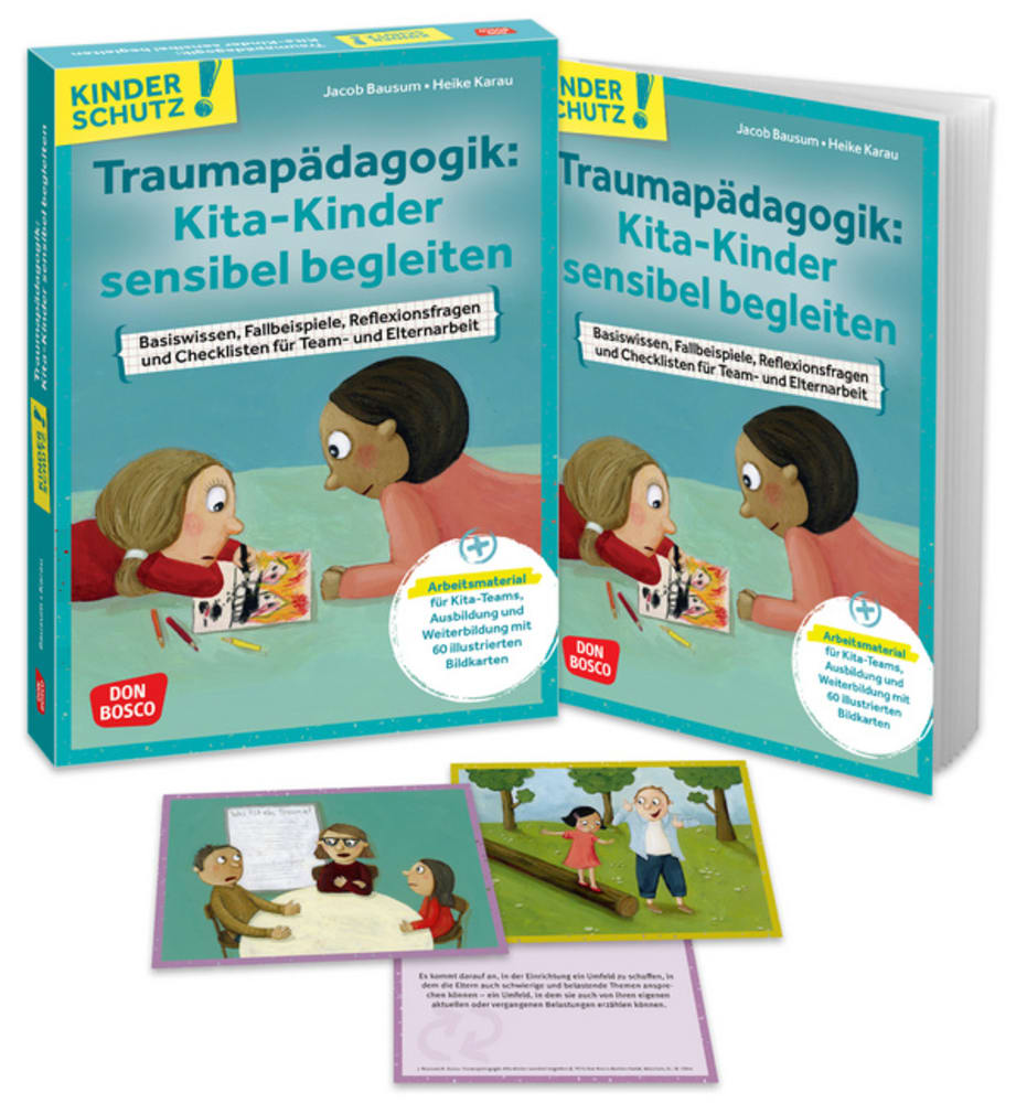 Traumapädagogik: Kita-Kinder sensibel begleiten, Buch und Bildkarten