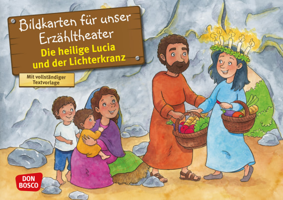 Kamishibai Bildkartenset - Die heilige Lucia und der Lichterkranz, 3 bis 10 Jahre