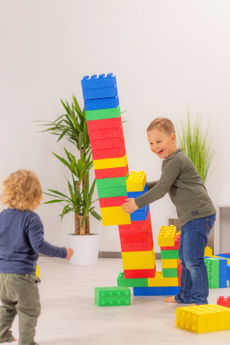 Softbausteine, MODO SoftSteine, 76-teilig, EPP-Schaumstoff, mehrfarbig