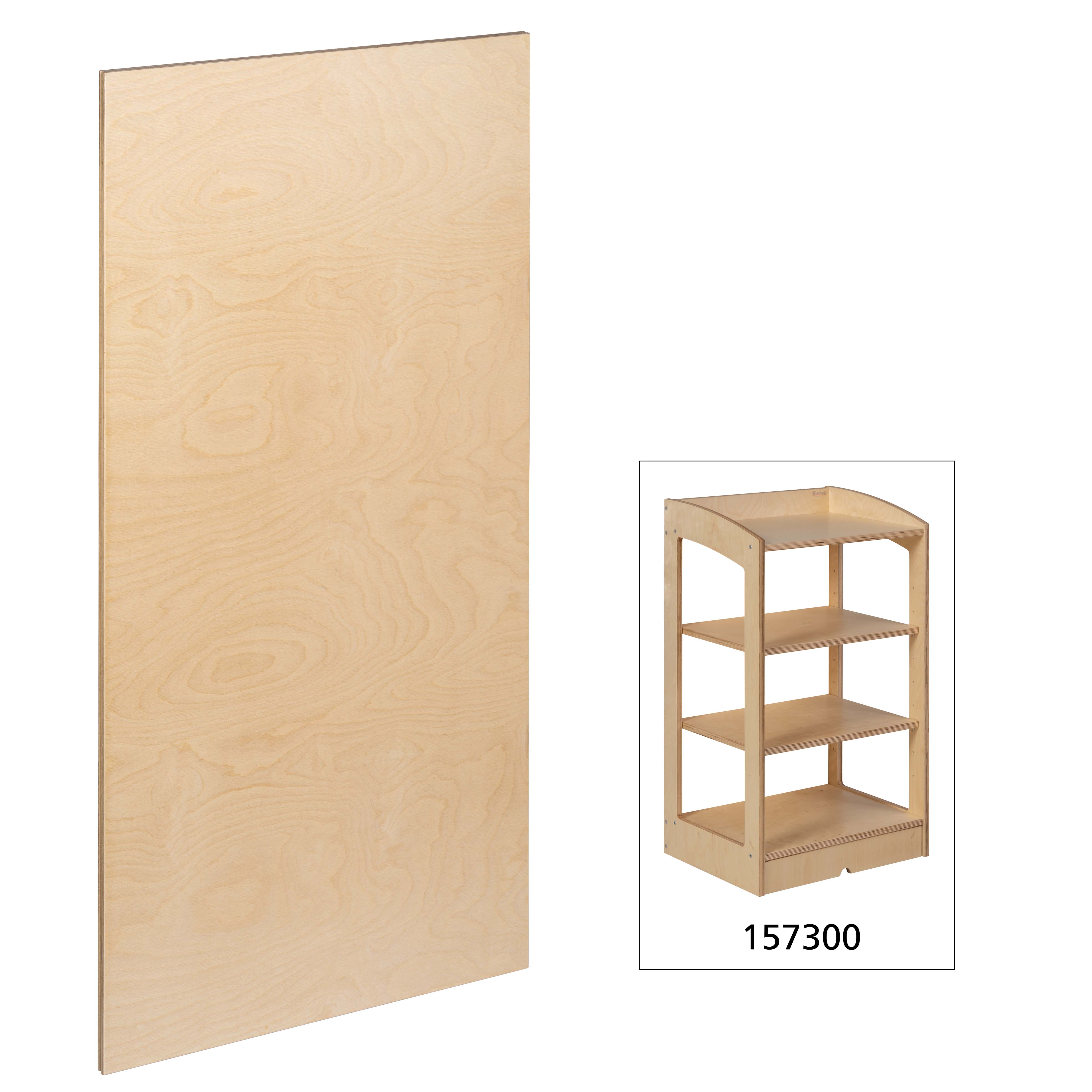 Rückwand für Geometrie-/Biologieschrank (93 cm) - Montessori Sinnesmaterial