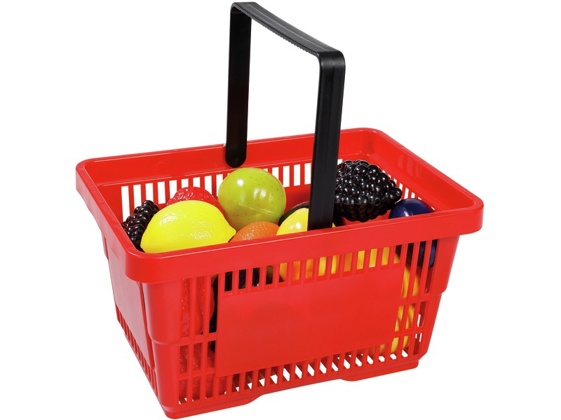 Obstkorb mit 27 Spielfrüchten für das Rollenspiel, ab 2 Jahren