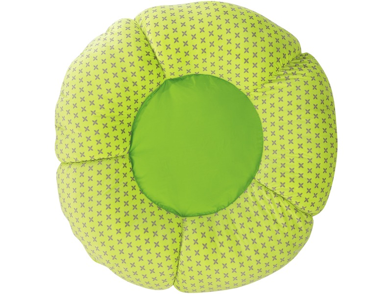 Babykissen Kuschelnest mit Samtbezug, Ø 120 cm, ab 0 Jahren, elfenbein