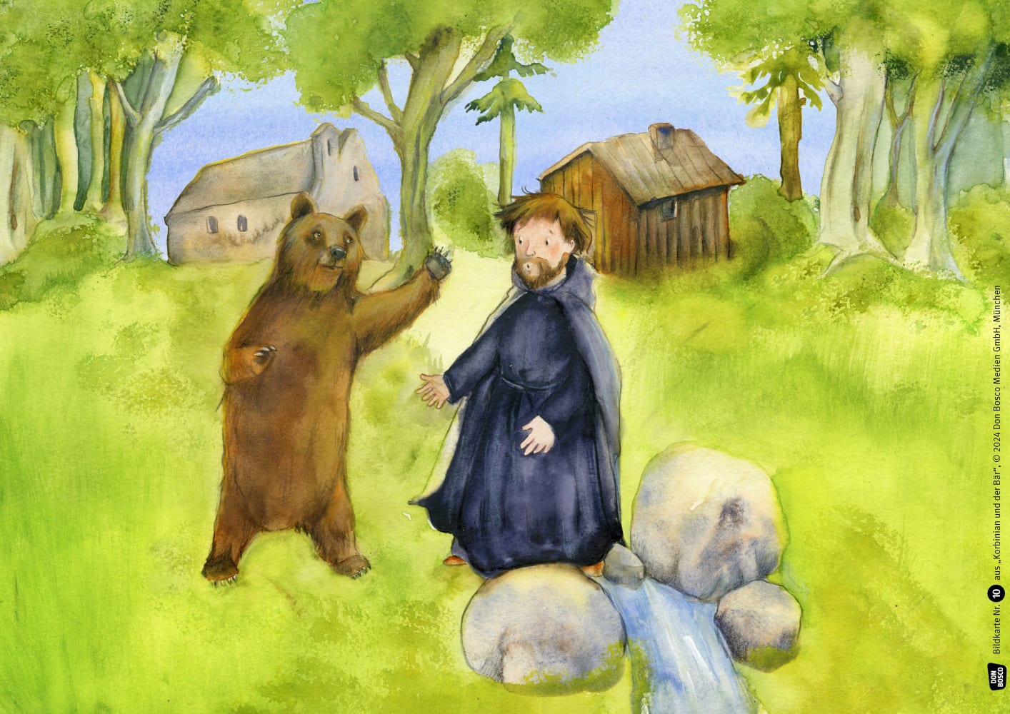 Korbinian und der Bär. Kamishibai Bildkartenset, 4-9 Jahre