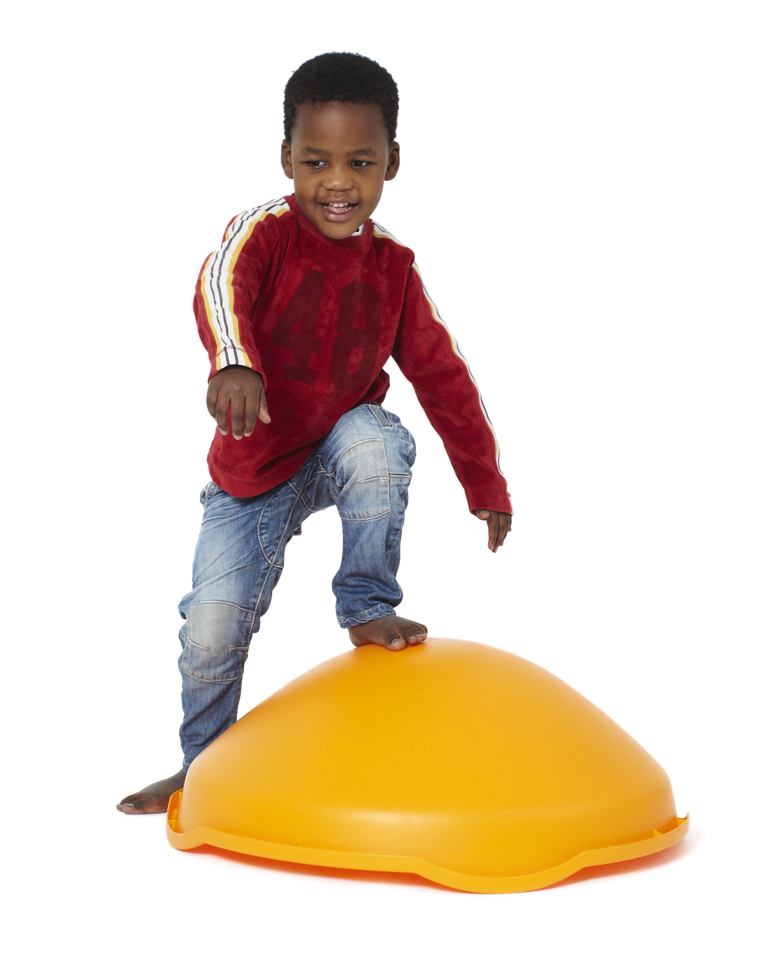 Spielkreisel und Schaukelschale, Gonge Mini Top, 68 cm, orange, 0-4 Jahre