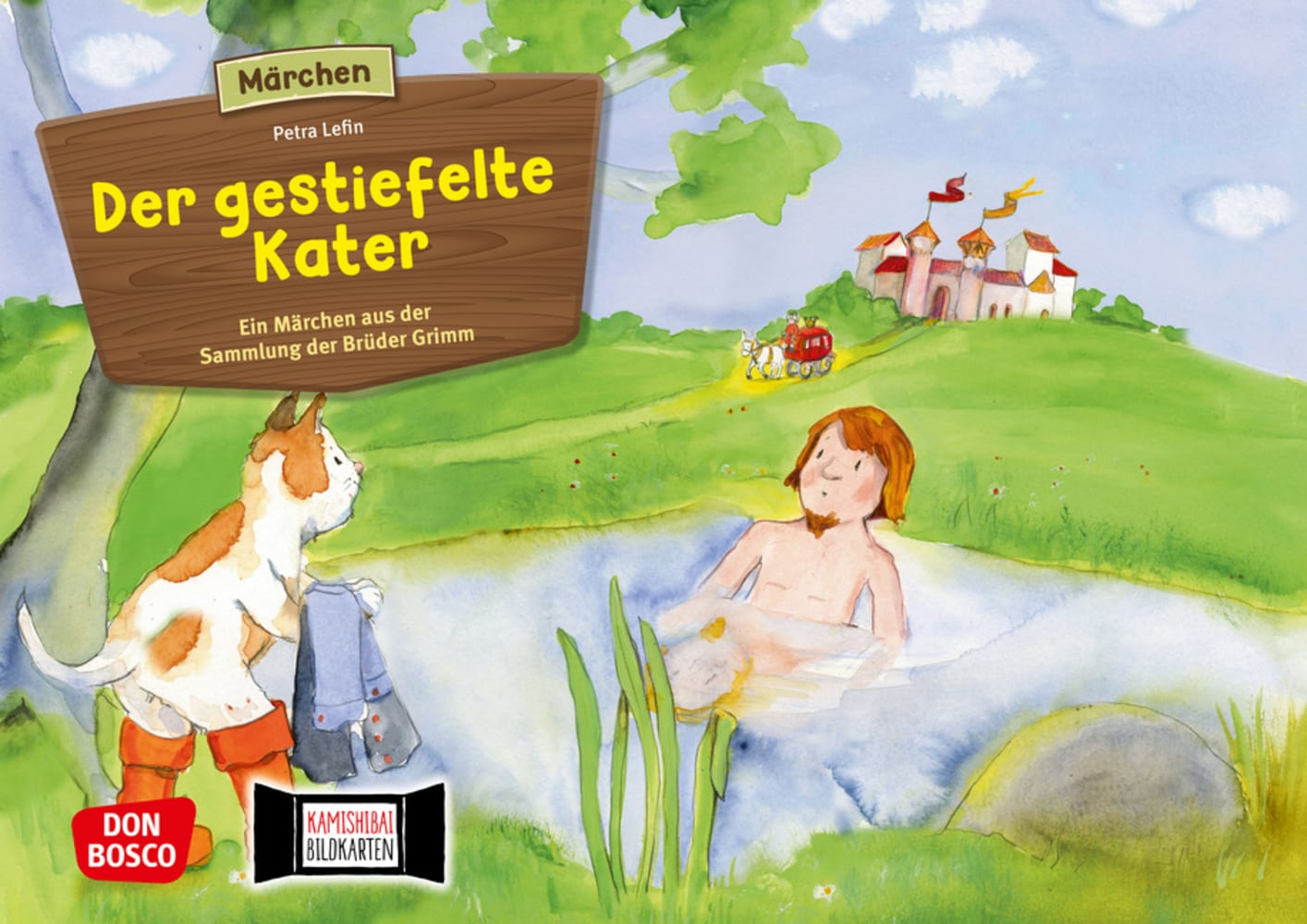 Kamishibai Bildkartenset - Der gestiefelte Kater, ab 4 Jahre