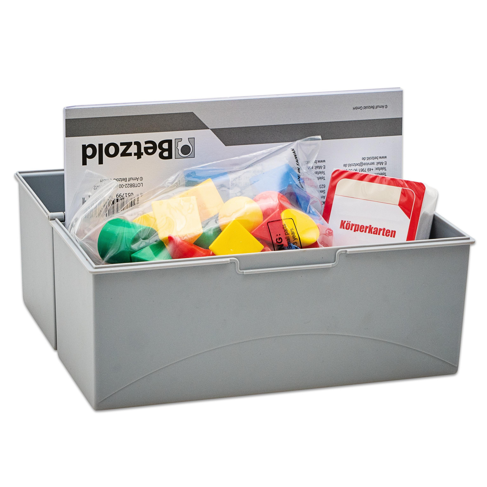 Körperkasten, geometrisches Übungsmaterial, 8-13 Jahre