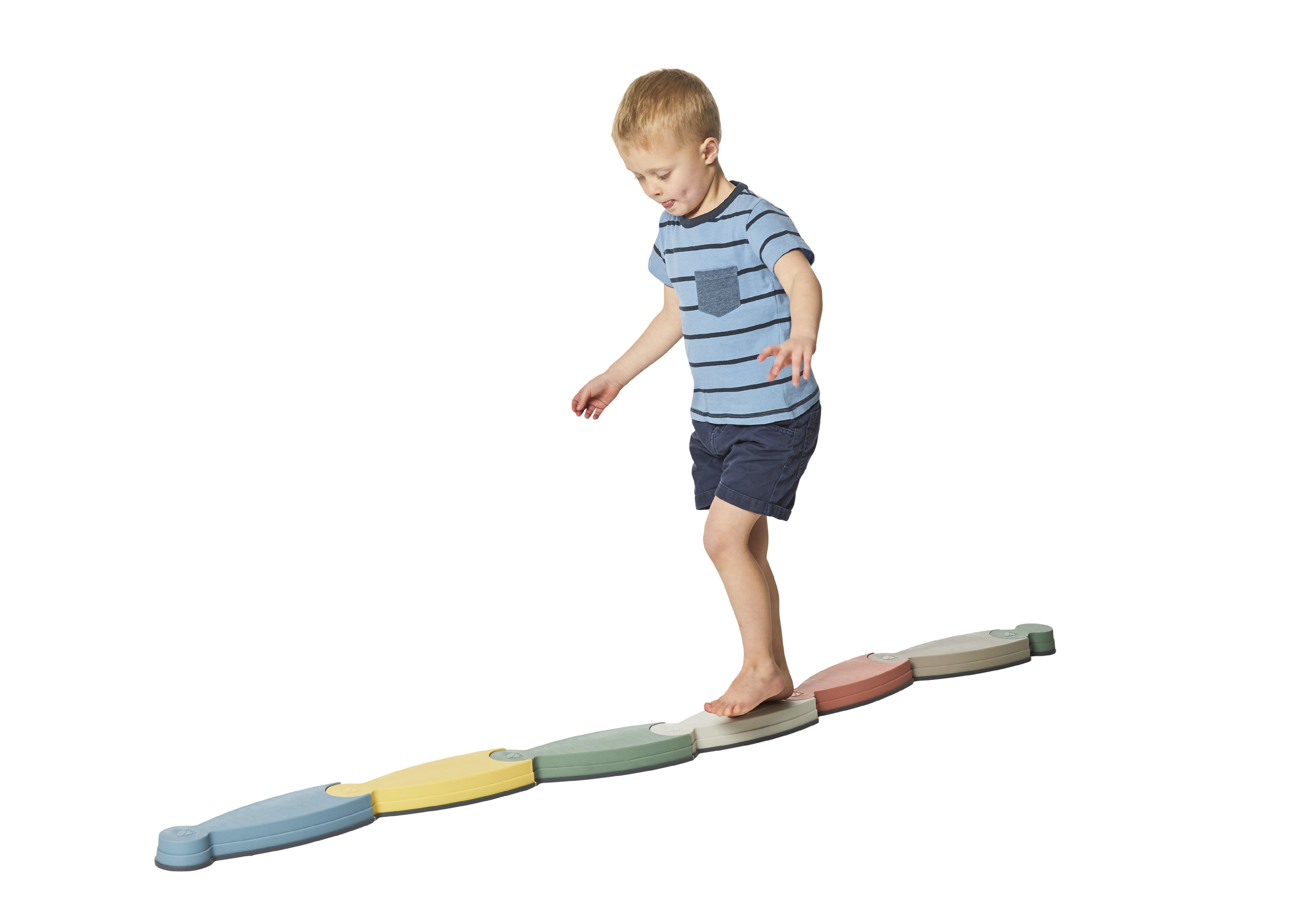 Balancierpfad, Gonge Der Fluss Nordic, 6er Set, Pastell, ab 2 Jahre