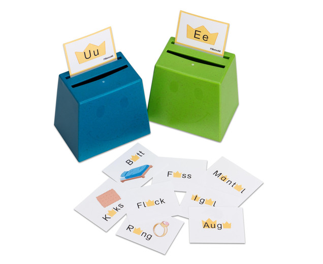 Silbenkönig Sortierspiel Quizzerkarten, 5-7 Jahre