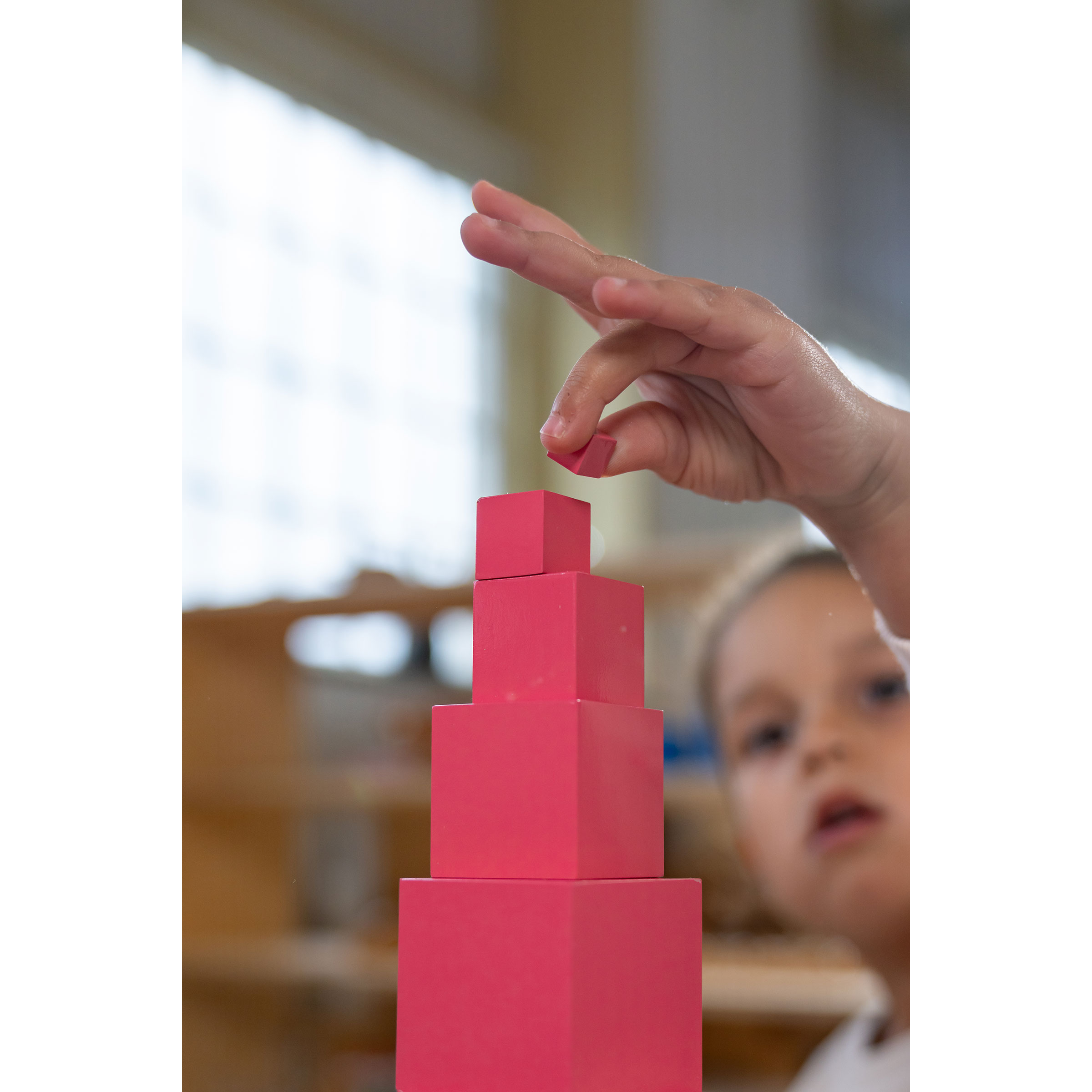 Rosa Turm - Montessori Sinnesmaterial