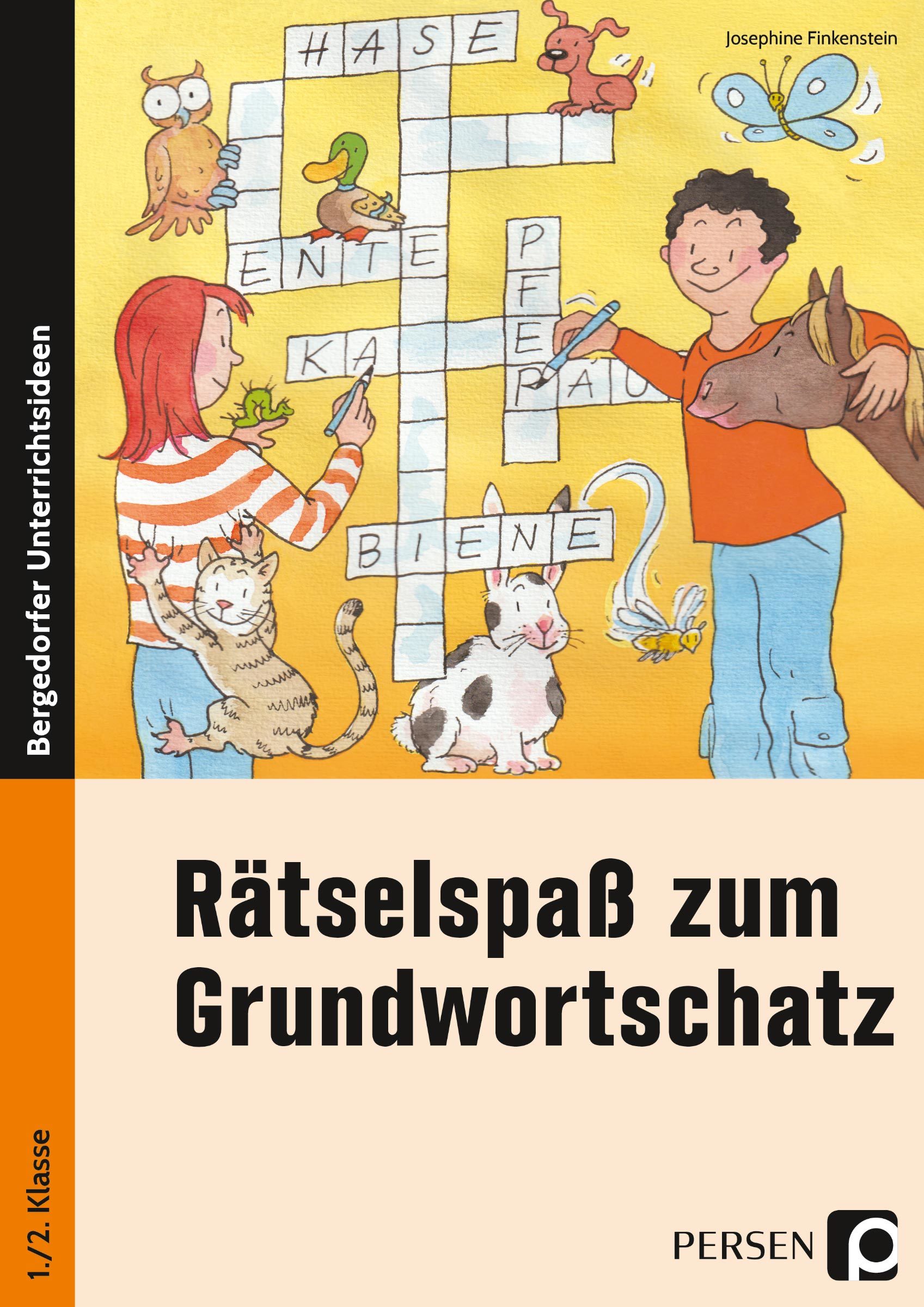 Rätselspaß zum Grundwortschatz, Buch, 1./2. Klasse