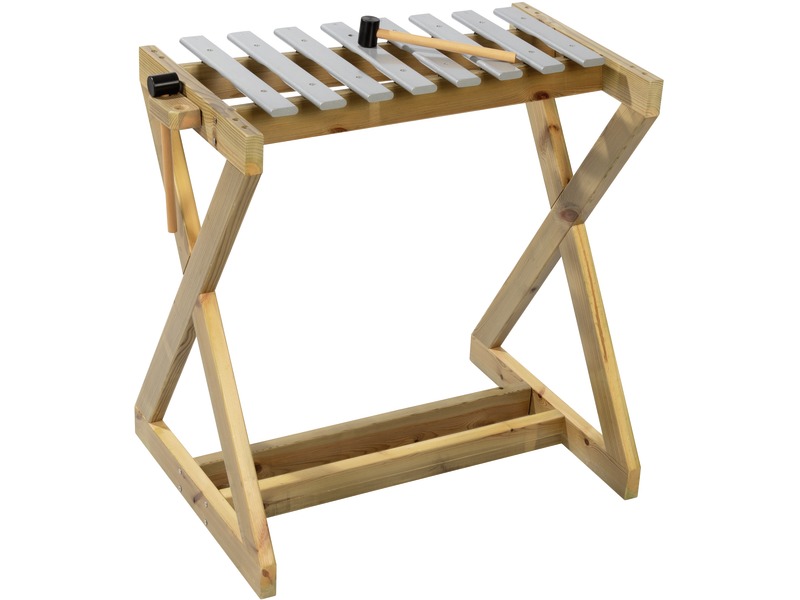 Metallophon für den Außenbereich mit 2 Schlägeln, ab 3 Jahren
