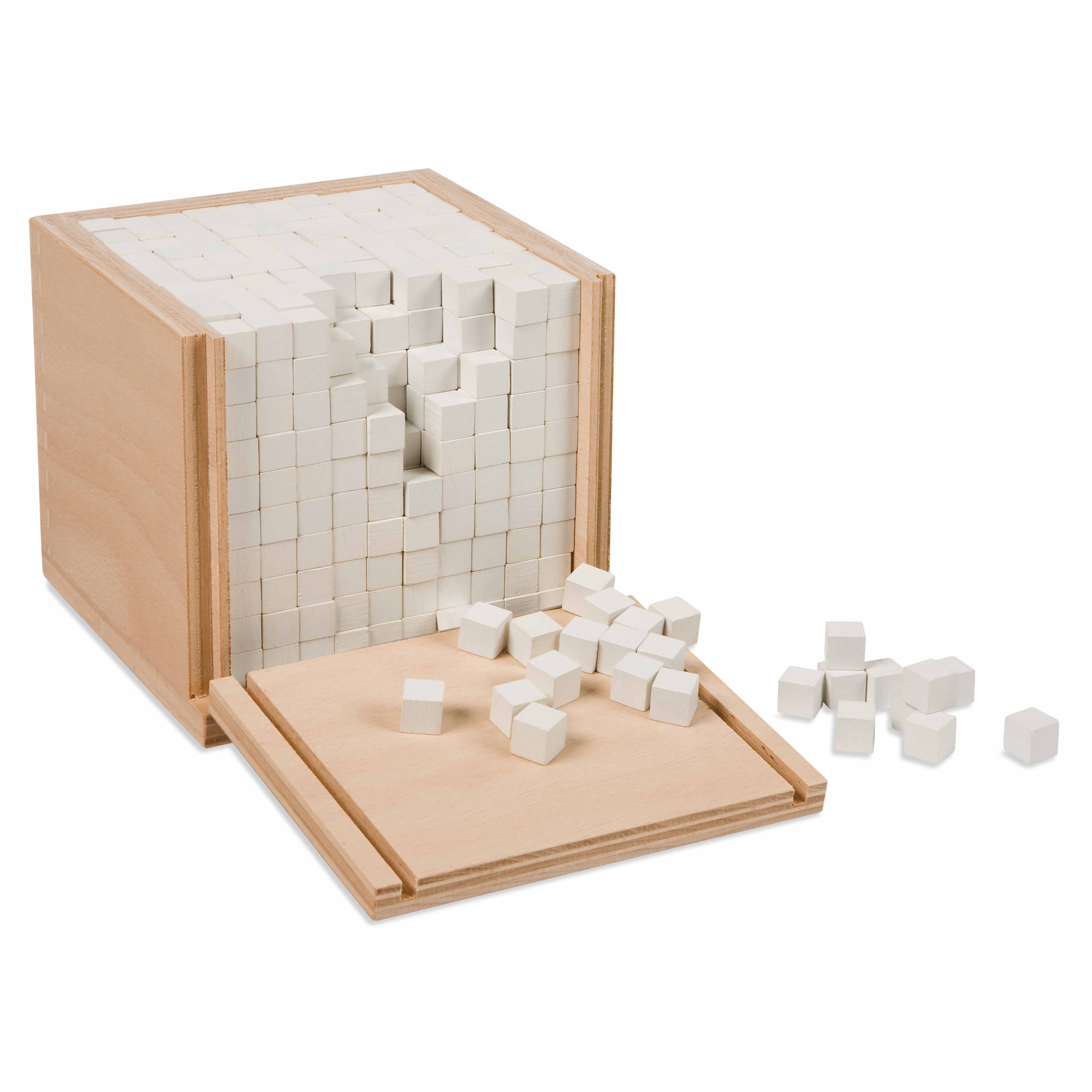 Kasten mit 1 000 Kuben - Montessori