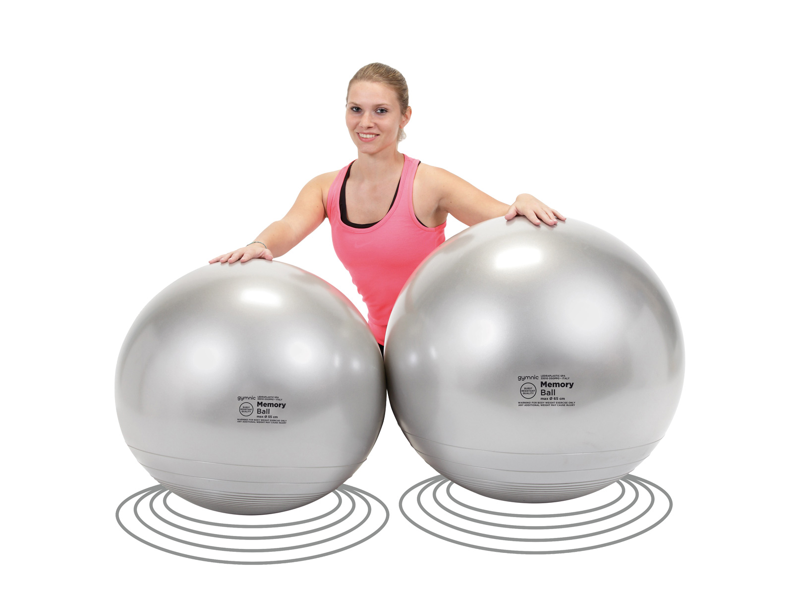 Memory Ball 65cm, grau