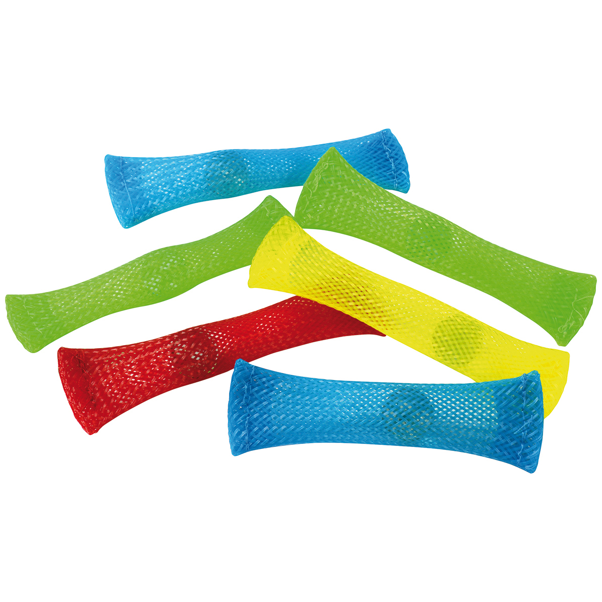 Murmel im Säckchen 6er Set, Fidget Toy, ca. 10,2 x 3 x 1 cm, ab 3 Jahre