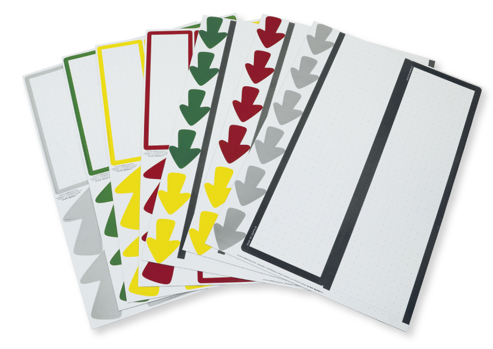 Zeitstrahl Flexaform blanko, magnetisch, 64-tlg.